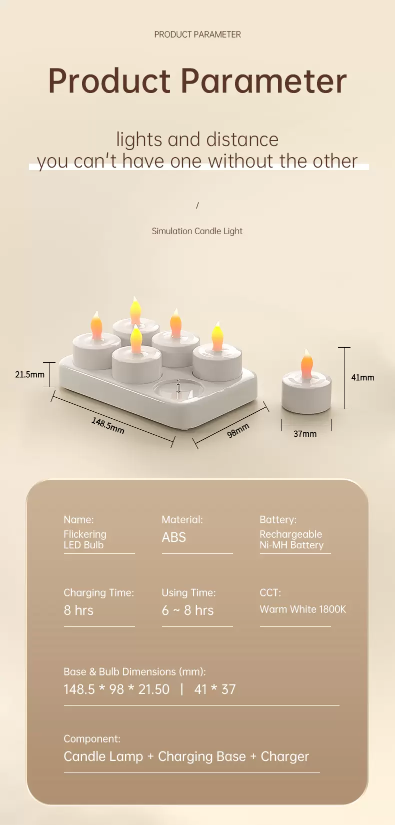 Rechargeable Candle Lights
